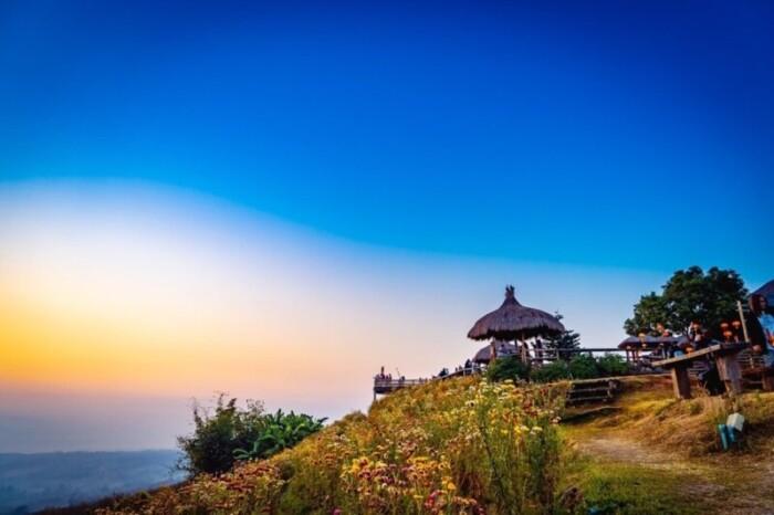 Sunrise in charming Pai, one of the best places to visit in Thailand.