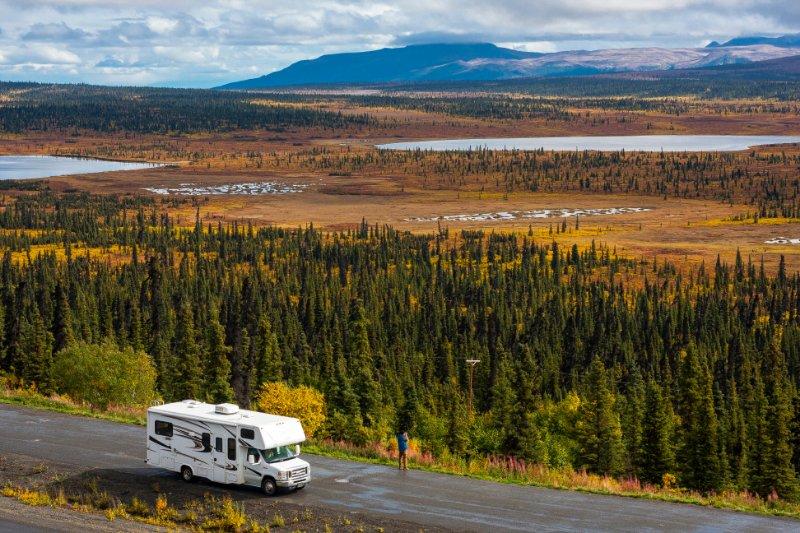 RV in Denali Highway