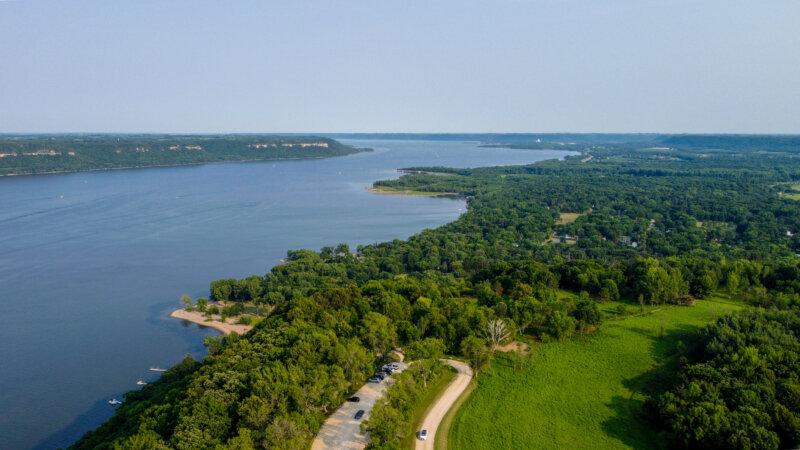 Lake Pepin from Frontenac State Park