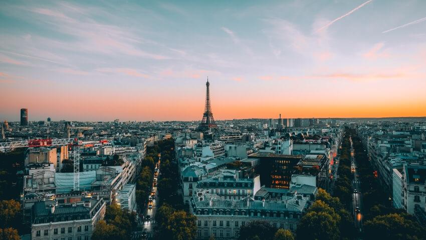 Eiffel Tower and Cityscape