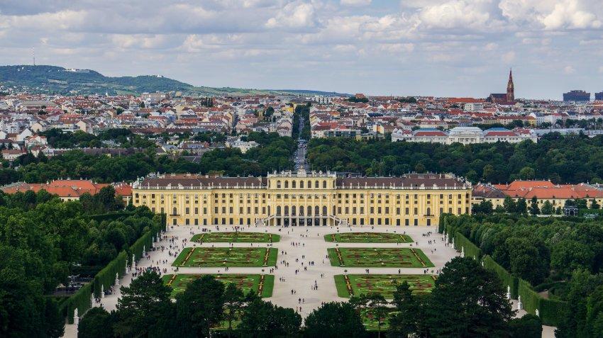 Schönbrunn Palace Aerial View