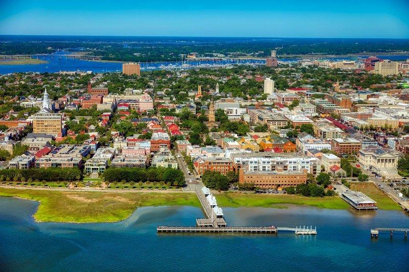 Charleston Aerial View