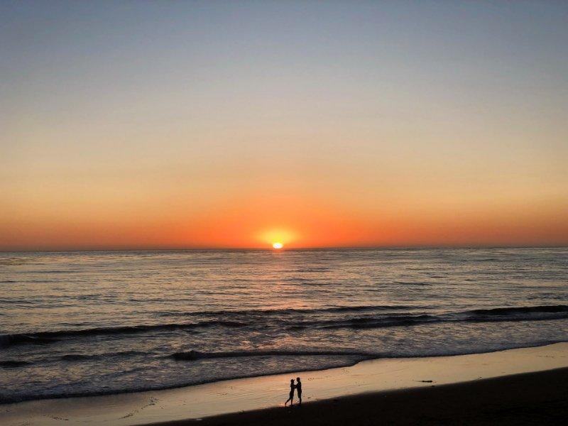 Sunset in Moonstone Beach