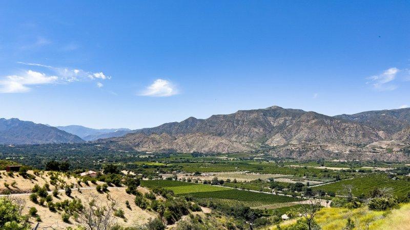 Ojai Aerial View Scenery