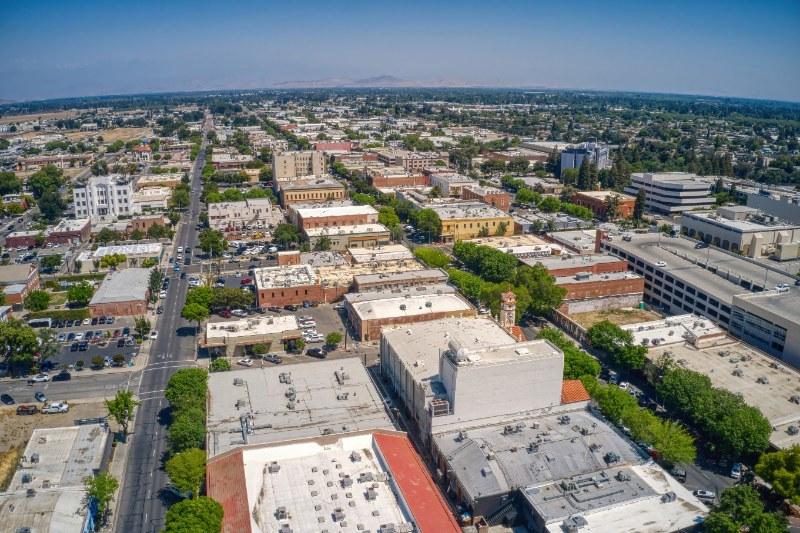 Visalia, California Aerial View