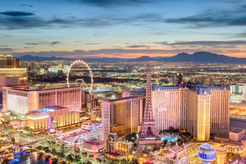 Las Vegas Strip Aerial View