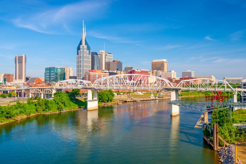 Downtown Nashville, Tennessee skyline