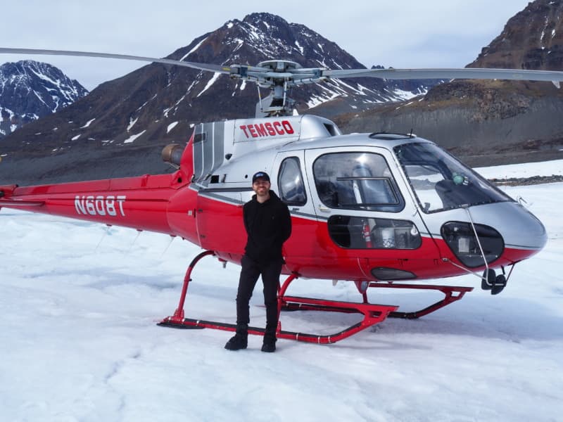 Kyle Kroeger, founder of ViaTravelers, exploring destinations