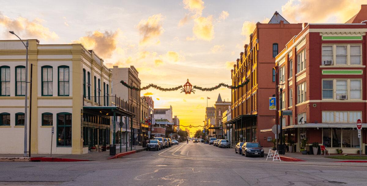 Sunset in Galveston, Texas