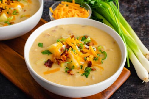 Bowl of a Baked Potato Soup