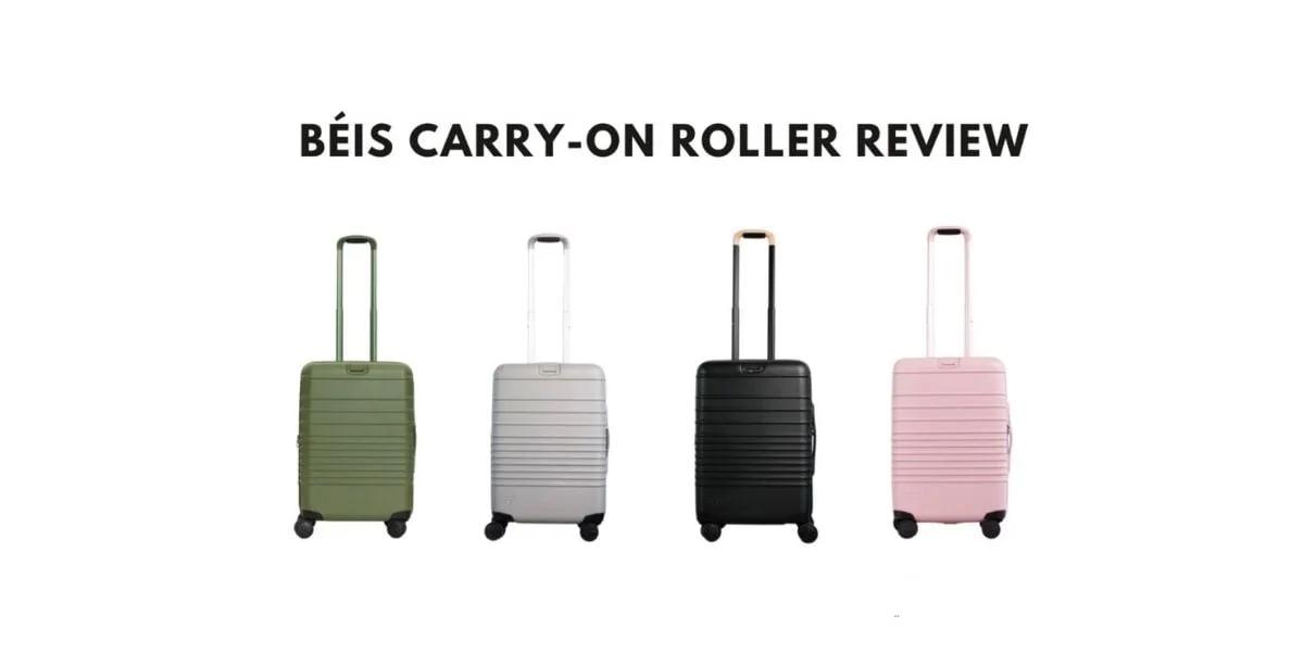 BÉIS Carry-on Roller Review and lineup of colors