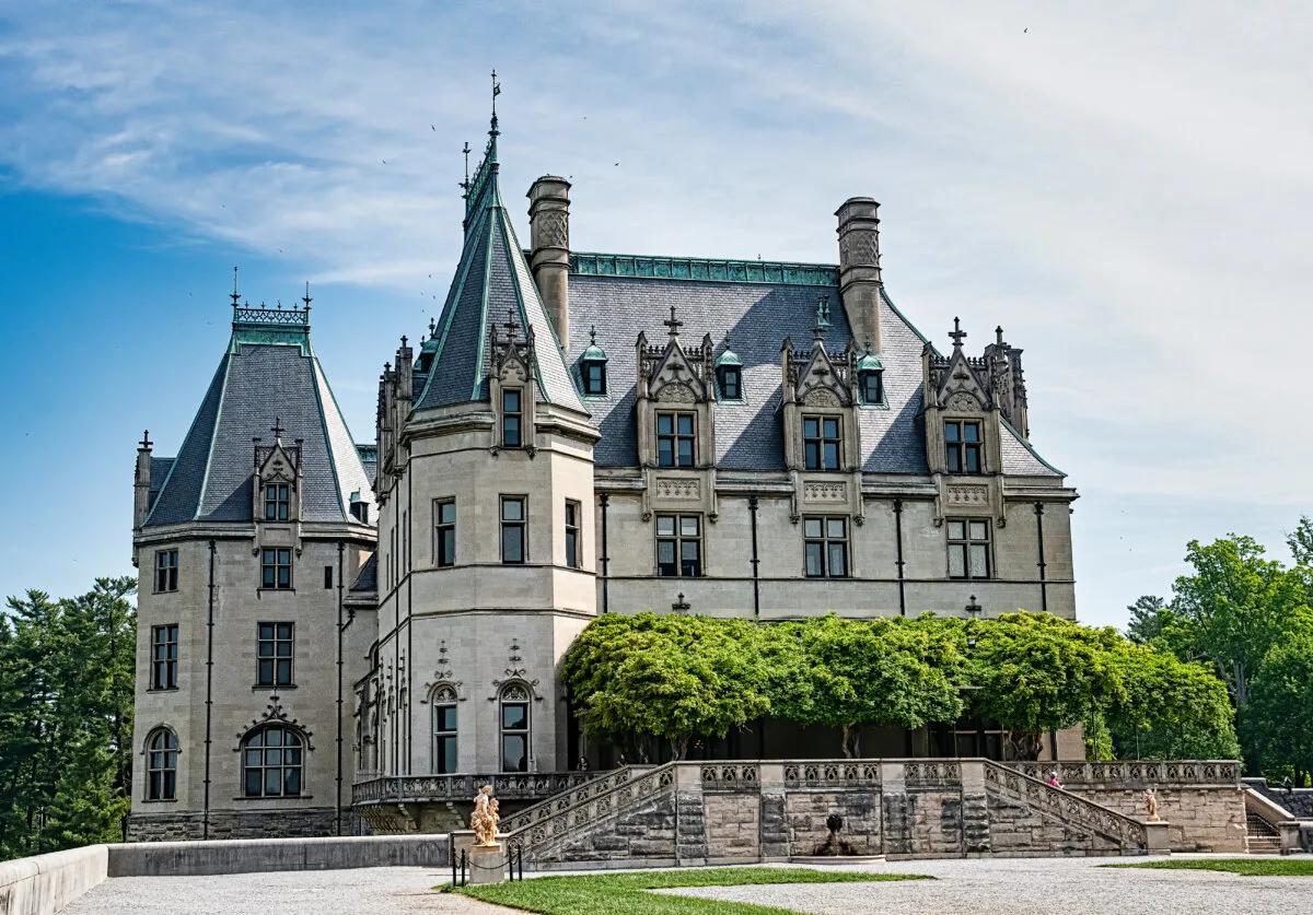 Exterior of Biltmore Estate in Ashville, North Carolina