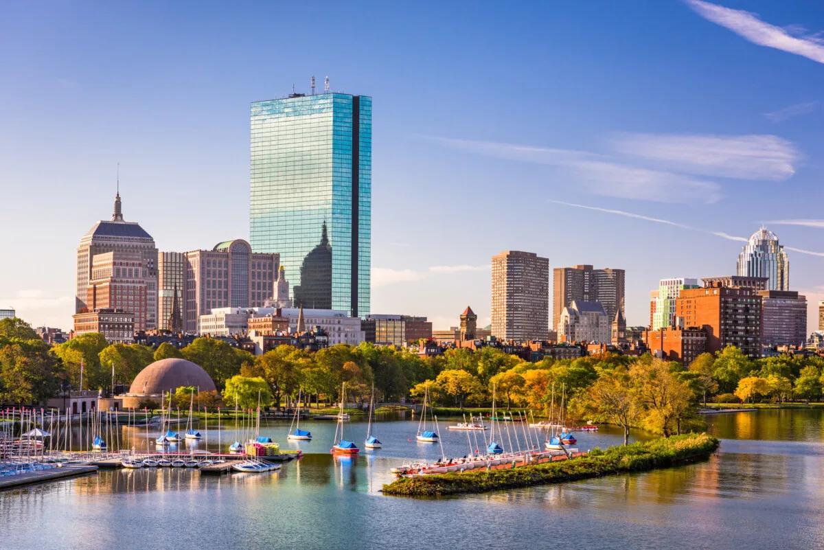 Boston, Massachusetts Skyline and Harbor