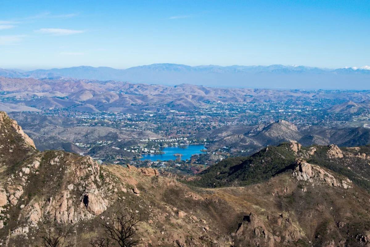 View of the city of Calabasas, California