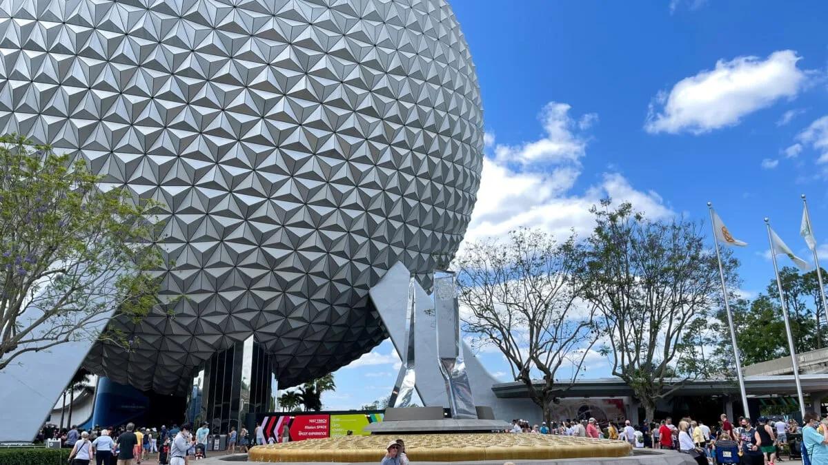 The Spaceship Earth ride at EPCOT, Walt Disney World