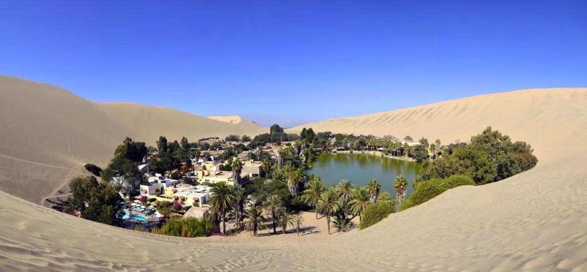 Huacachina Oasis in Southwestern Peru