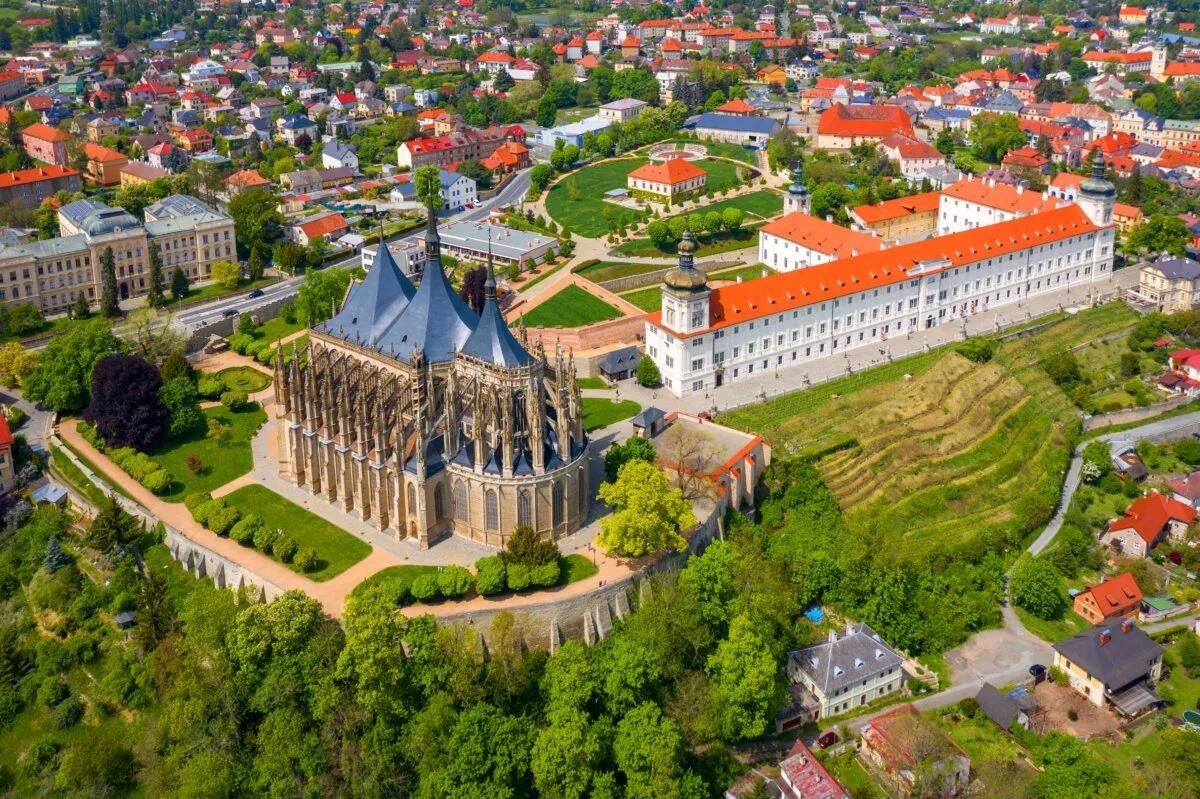 View of Kutna Hora with Saint Barbara's Church