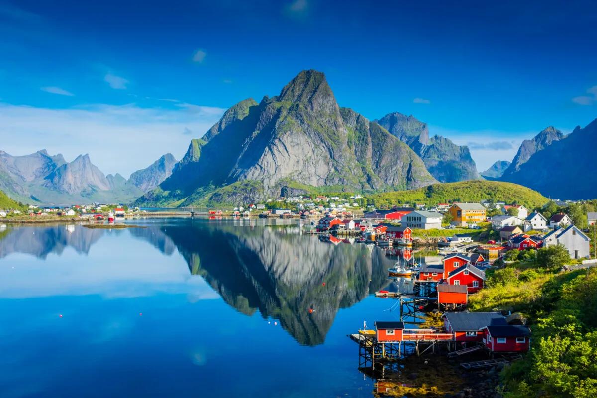 Reine village in Lofoten Islands, Norway