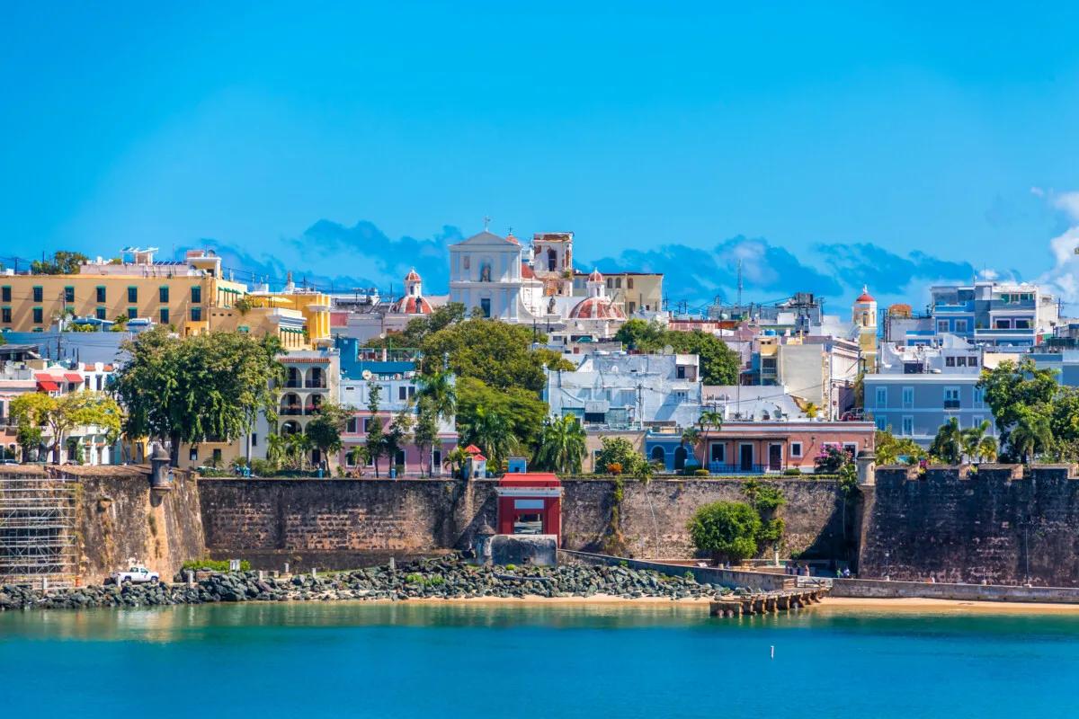 Colorful buildings in Old San Juan, Puerto Rico