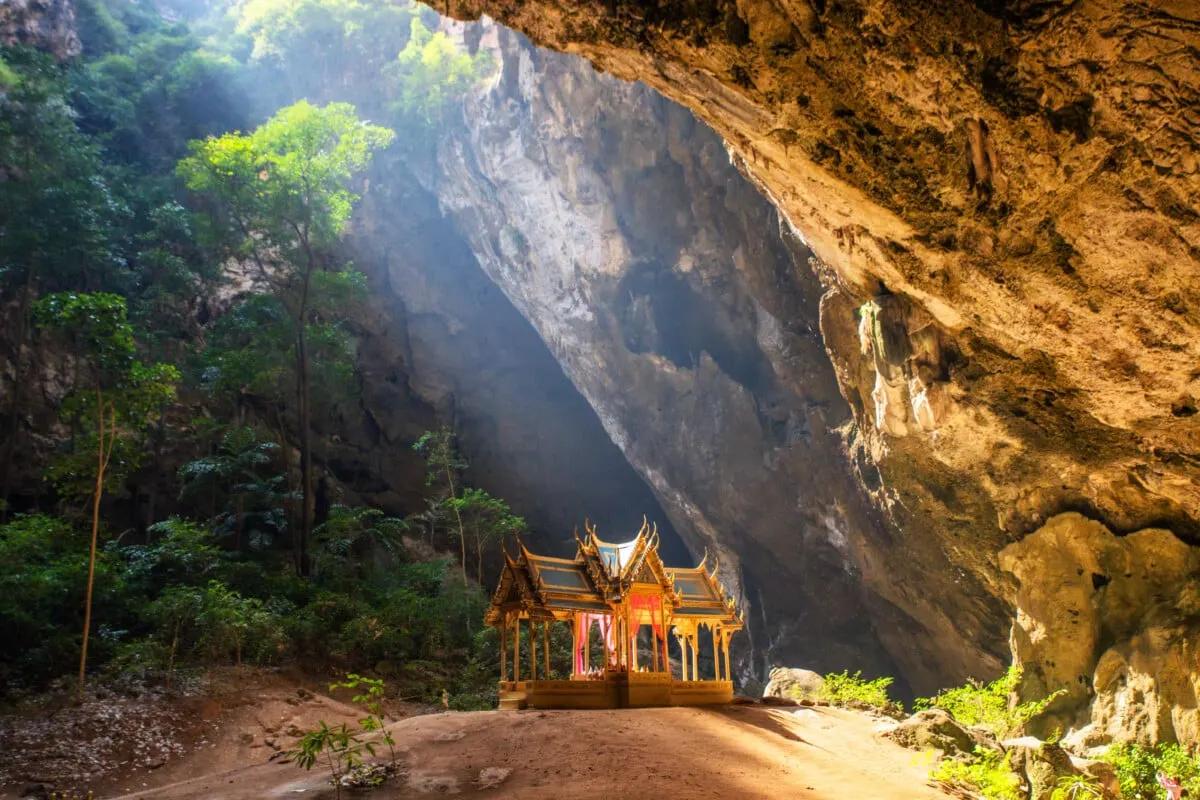 Pavillion inside the Phraya Nakhon Cave in Thailand