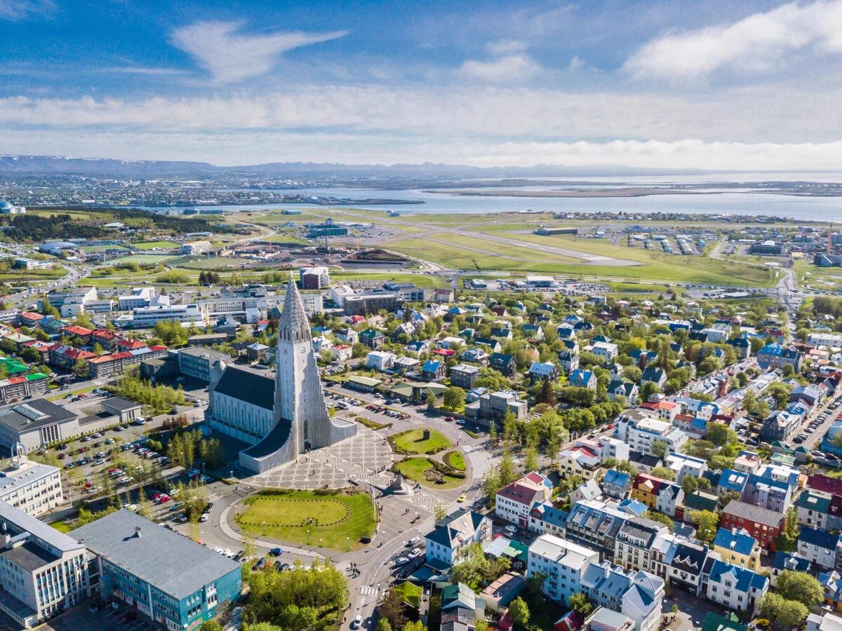 Reykjavik Iceland city scape