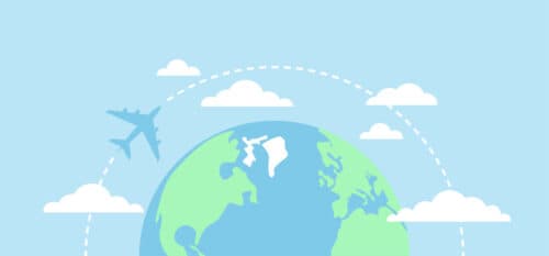 round-trip flight