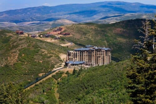 Aerial view of St. Regis Deer Valley