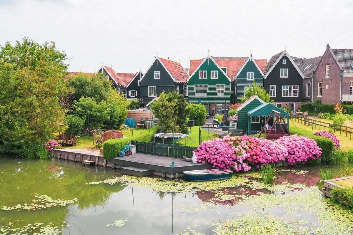 Charming village of Marken, Netherlands