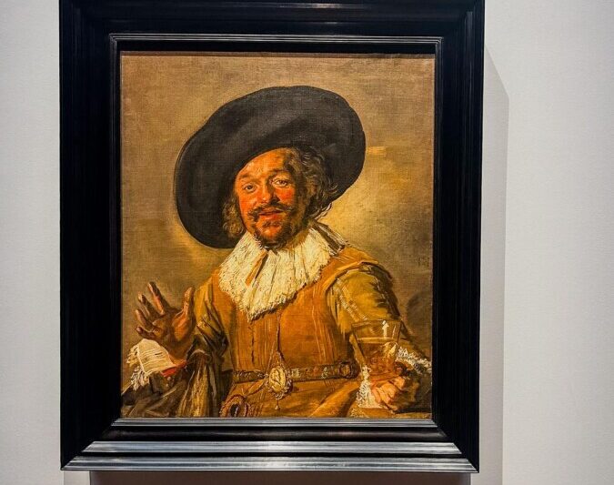 17th-Century Dutch Painting The Merry Toper by Frans Hals in Art Gallery