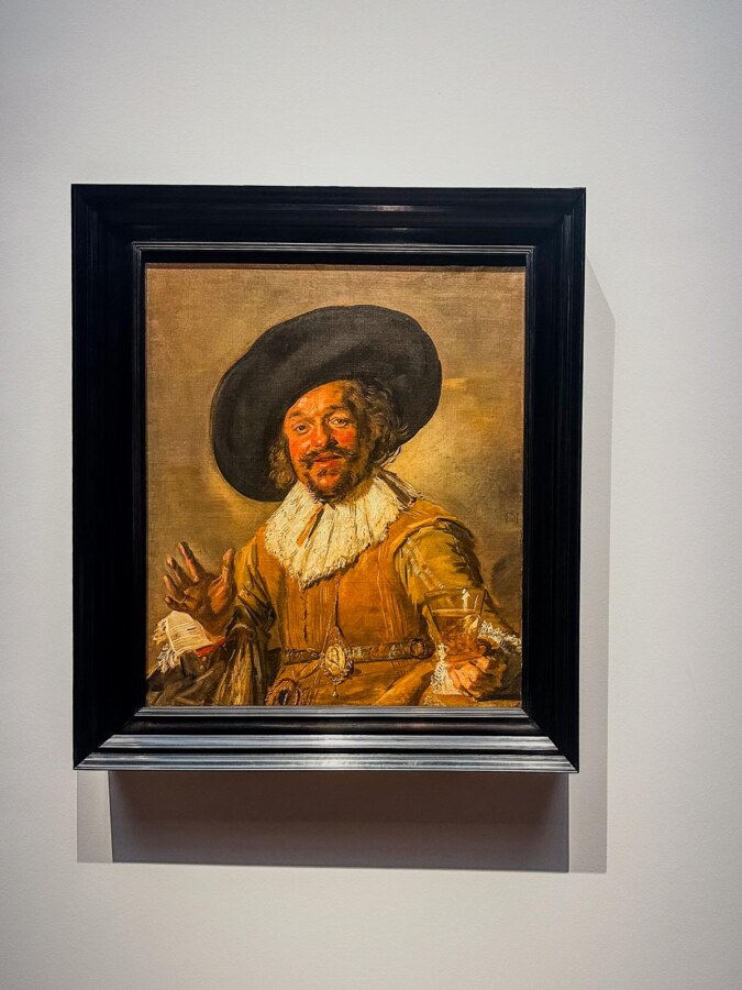 17th-Century Dutch Painting The Merry Toper by Frans Hals in Art Gallery