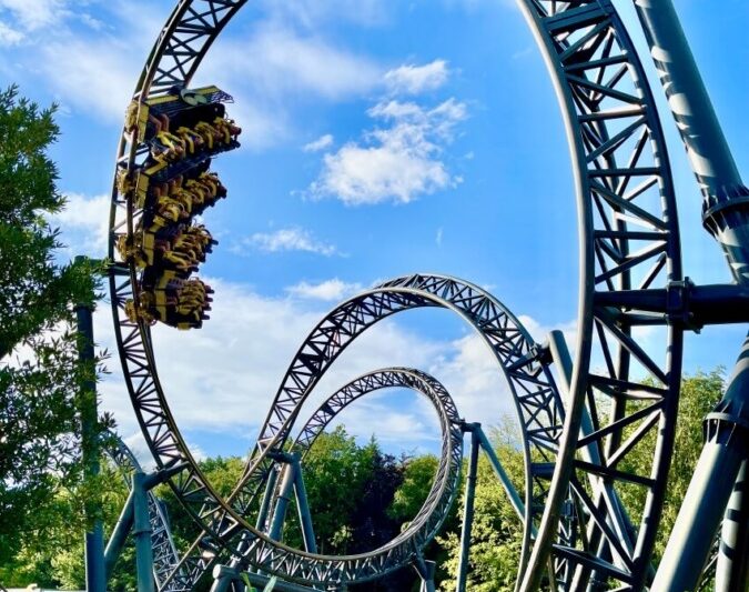 Roller Coaster Ride Structure
