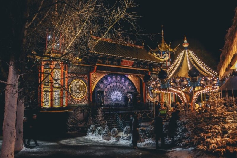 Lights at Night in Tivoli Gardens