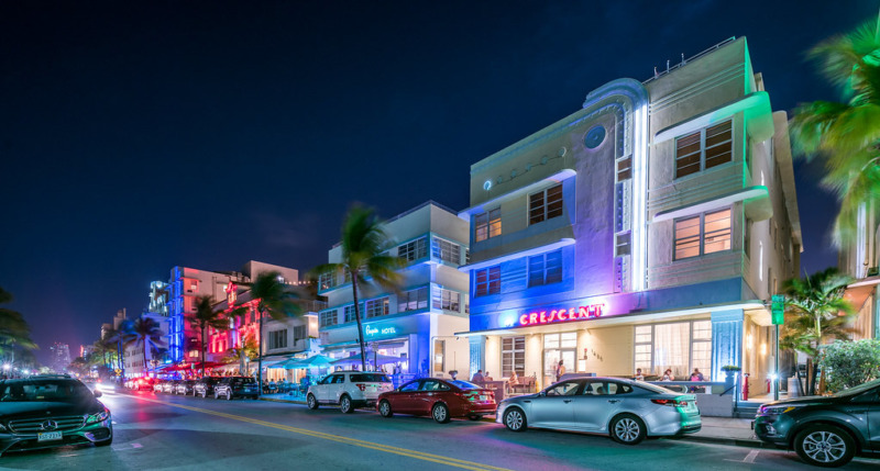 Art Deco District in Miami
