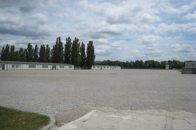 Open Grounds of Dachau Concentration Camp Memorial Site