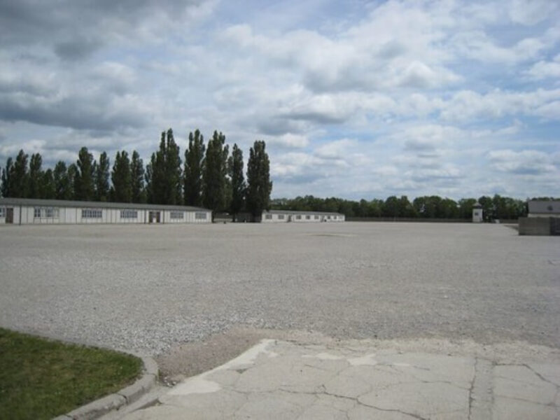 Open Grounds of Dachau Concentration Camp Memorial Site