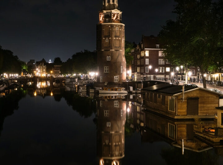 Montelbaanstoren at Night