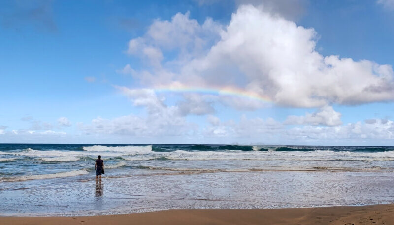 Beach at Kauai, Hawaii, USA