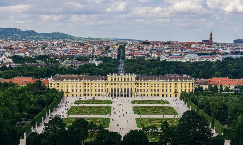 Schönbrunn Palace Aerial View
