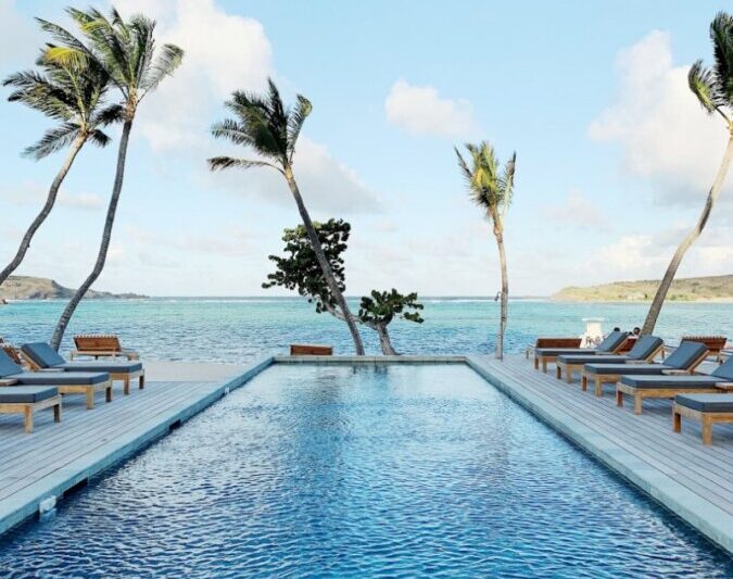 St Barths Resort Pool and Skyline