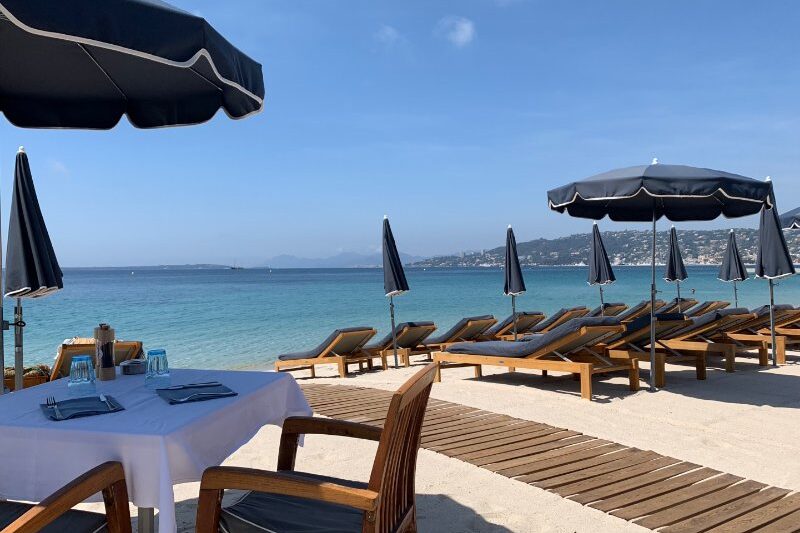 Beach in Antibes