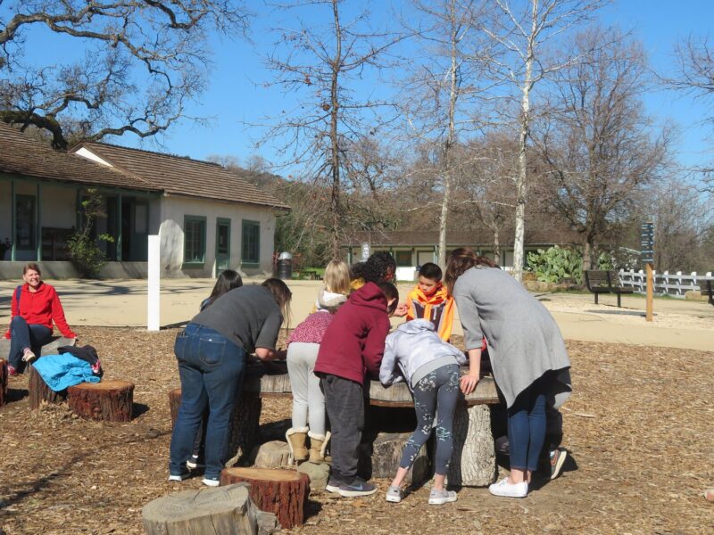 Students at Alviso Adobe Community Park