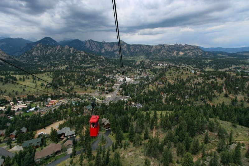 Estes Park, Colorado Aerial view