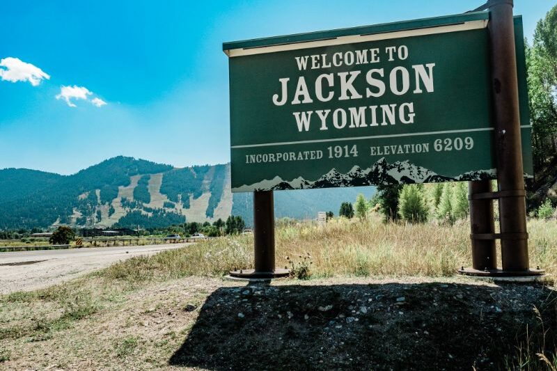 Jackson Hole, Wyoming Welcome Sign