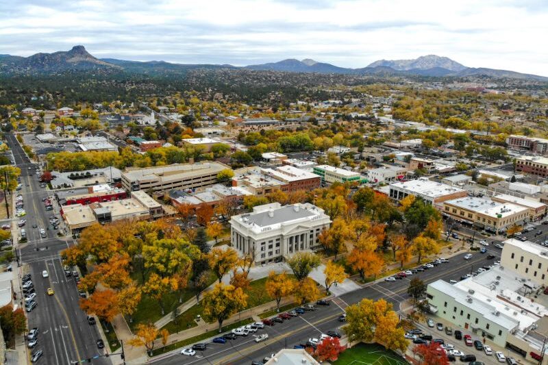 Aerial View of Prescott, Arizona