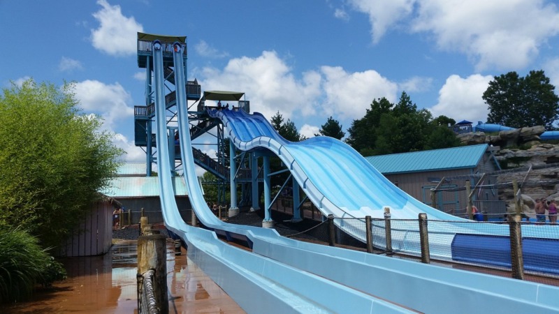 Slide in Silver Dollar City's White Water