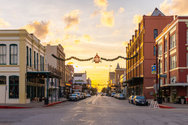 Sunset in Galveston, Texas