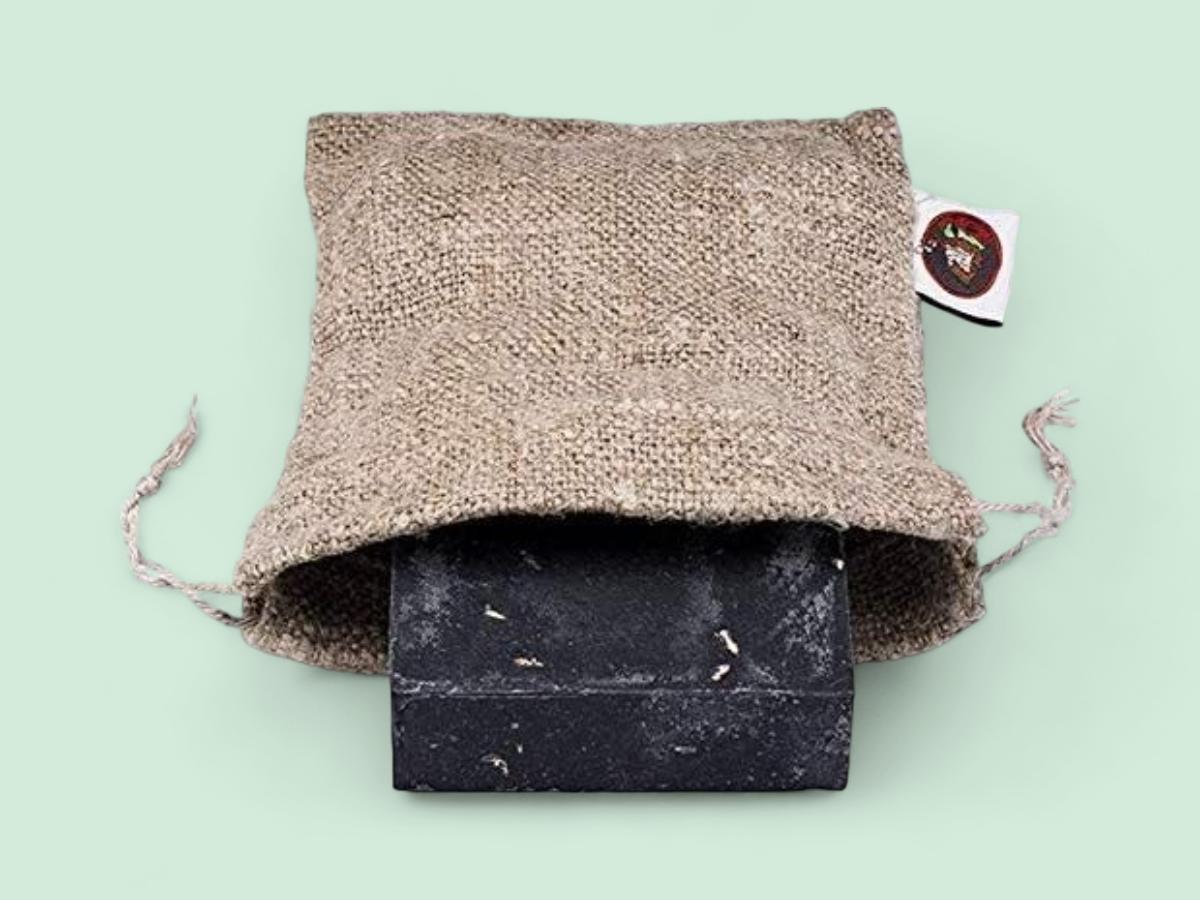 5 Pack BBTO Burlap Soap Bag for Travel