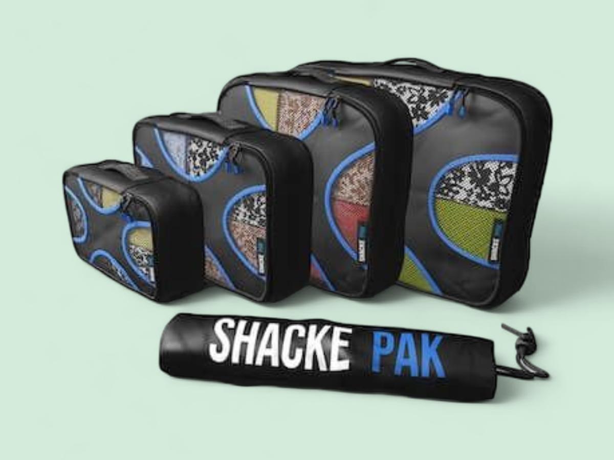 5-Pack Shacke Packing Cubes in Black