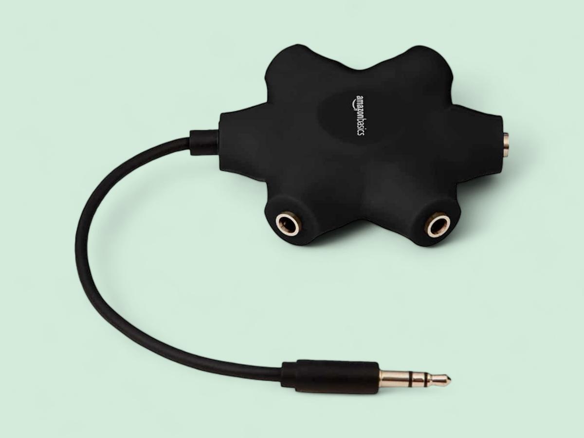 AmazonBasics 5-Way Multi Headphone Splitter