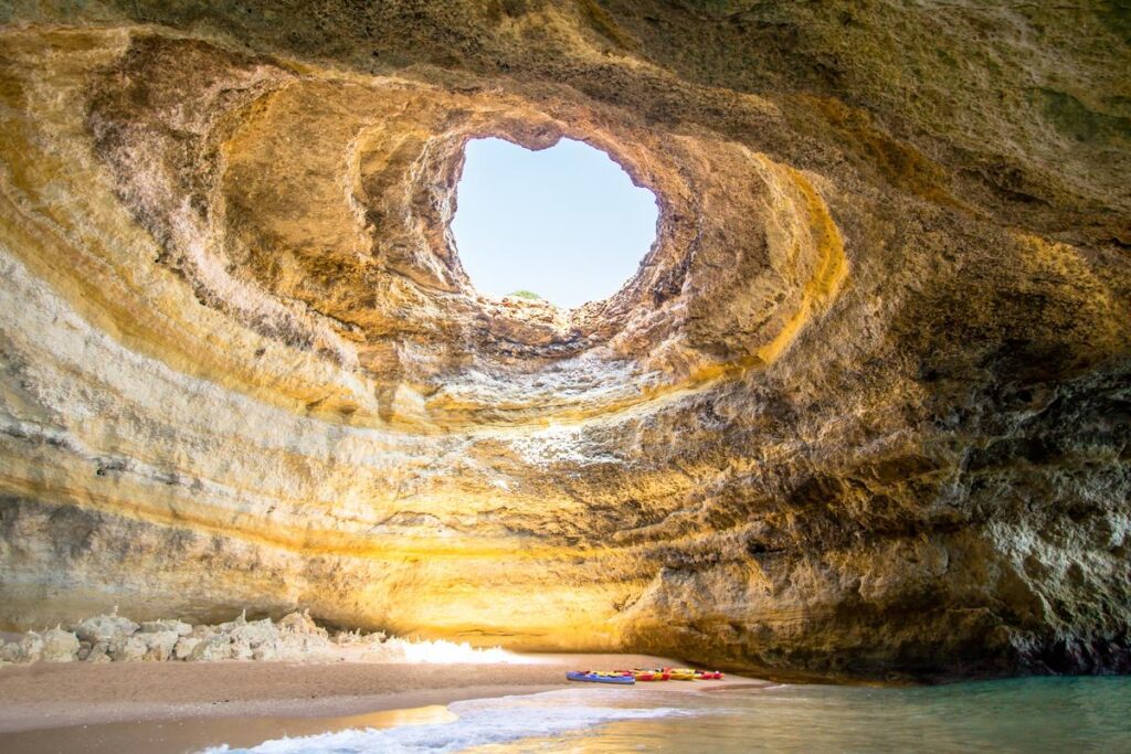 Benagil Sea Cave Algarve Natural Skylight Beach